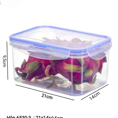 Bộ Hộp Đựng Thực Phẩm Có Nắp Đậy Gài Khóa Gioong Silicon Kín Chắc Chắn - Sét 3 Hộp Đựng Thực Phẩm Cao Cấp Để Tủ Lạnh Bảo Quản Thức Ăn 