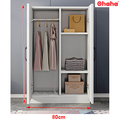 Tủ Quần Áo Gỗ Công Nghiệp Hiện Đại Ohaha - HĐ005