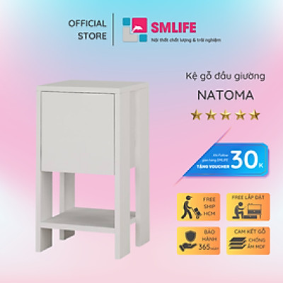Tủ đầu giường decor sang trọng SMLIFE Natoma
