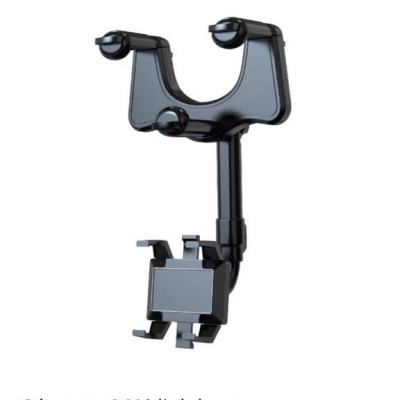 Giá đỡ điện thoại Ô tô kẹp Gương chiếu hậu Xoay đa chiều - chỉnh được dài ngắn