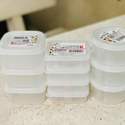 Hộp bảo quản thực phẩm 200ml ( bộ 3 hộp ) - Hàng nội địa Nhật