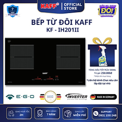 Bếp âm từ đôi nhập khẩu Germany KAFF KF-IH201II - Hàng Chính Hãng