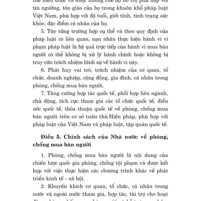 Luật Phòng, chống mua bán người năm 2024