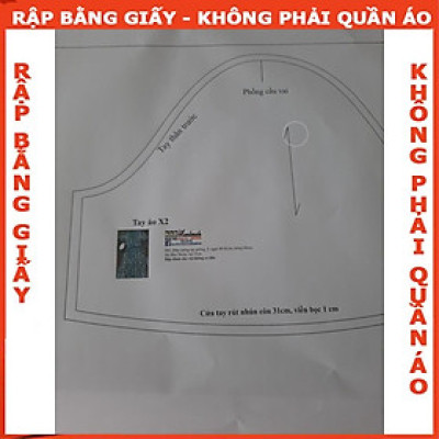 Rập giấy A0 mã 991- chân váy xếp ly (BẢN VẼ)