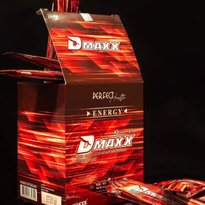 DMAXX thức uống bổ sung vitamin năng lượng không đường DAMODE 29 gói dùng thử màu đỏ