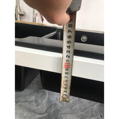 CHẬU RỬA BÁT ĐÁ ĐEN KIM SA CÓ BÀN GROVES 115x48 CM