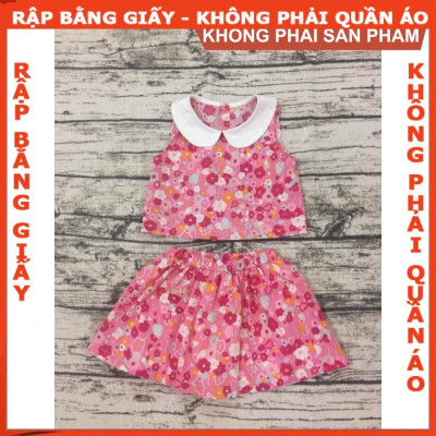 Rập giấy A0 mã R90 (BẢN VẼ) rập set váy bé