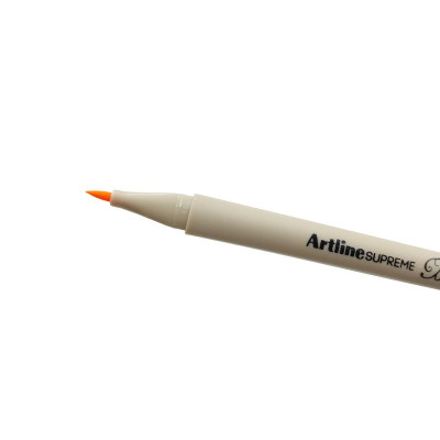 Bút Lông Đầu Cọ Artline Supreme Brush Pen EPFS-F - Fluoro Orange