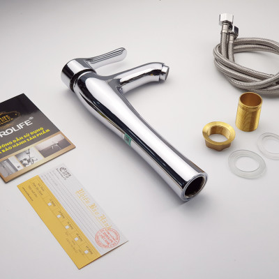 Vòi Lavabo nóng lạnh Đồng mạ Chrome Eurolife EL-D19