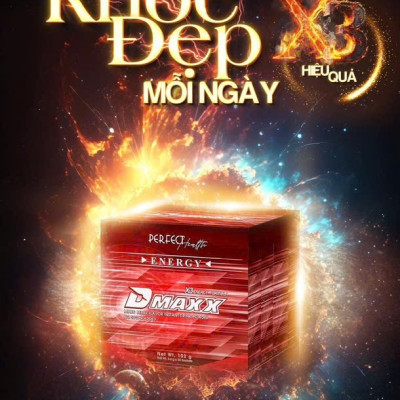 DMAXX thức uống bổ sung vitamin năng lượng không đường DAMODE 88 gói màu đỏ mỗi gói 2,2gr