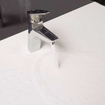 Vòi Lavabo Nóng Lạnh Đồng Mạ Chrome Eurolife EL-SUN 02 (Trắng Bạc)