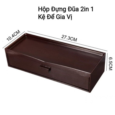  HỘP ĐỰNG ĐŨA 2 IN 1 CÓ NGĂN KÉO – THIẾT KẾ SANG TRỌNG & TIỆN LỢI 