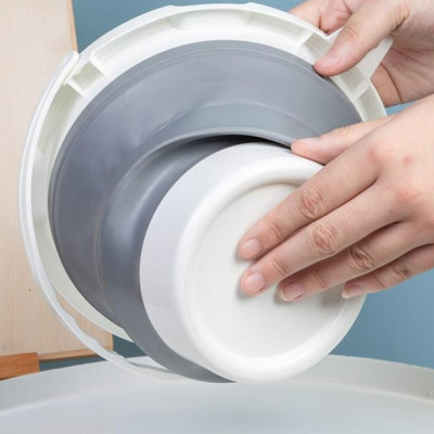 Cốc rửa cọ Deli - pha màu đa năng có thể gấp gọn - 73901