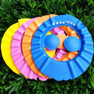 COMBO 2 Nón Gội Đầu An Toàn Cho Bé Mũ Gội Đầu Chắn Nước Che Tai – Giao Màu Ngẫu Nhiên