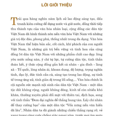 Xây dựng và phát triển nền văn hóa Việt Nam tiên tiến, đậm đà bản sắc dân tộc - bản in 2024