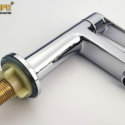 Vòi Lavabo lạnh chất liệu Đồng mạ Chrome Eurolife EL-LL120 (Trắng bạc)