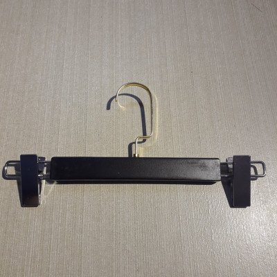 Combo Bộ 10 và 20 Móc Kẹp Quần Bằng Gỗ Sơn Đen LUXURY