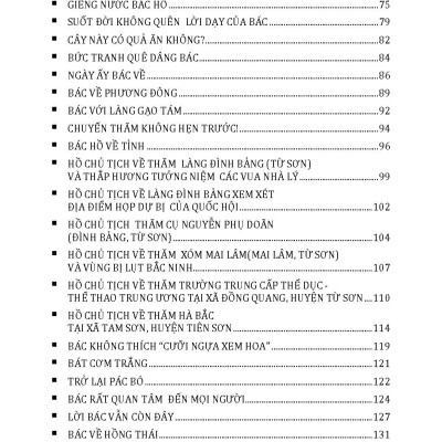 Bác Hồ Gần Dân, Thương Dân, Vì Dân