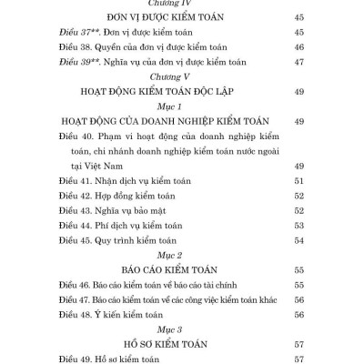 Luật Kiểm toán độc lập năm 2011 (sửa đổi, bổ sung năm 2015, 2024)
