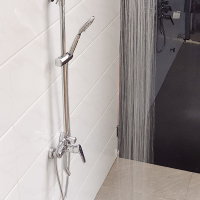 Cây sen nóng lạnh Đồng mạ Chrome Eurolife EL-S923 (Trắng bạc)