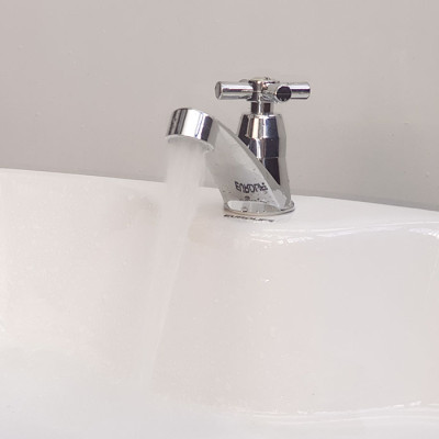 Vòi Lavabo lạnh nhựa ABS mạ Chrome Eurolife EL-LA05 (Trắng bạc)