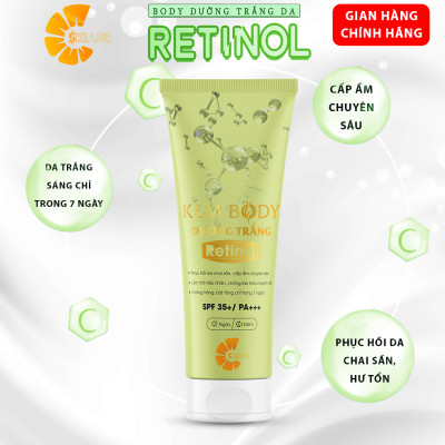 Chăm Sóc Da - C SKIN.02 - COMBO4 - BODY LOTION RETINOL - Dưỡng Trắng Cấp Ẩm Chuyên Sâu