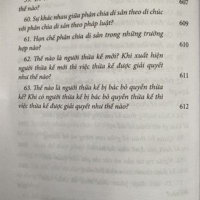 Các câu hỏi thường gặp trong lĩnh vực dân sự