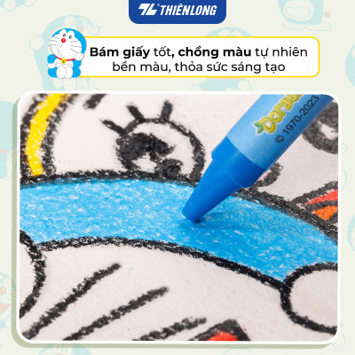 Bút Sáp màu Thiên Long Doraemon CR-C04/DO - 10 màu