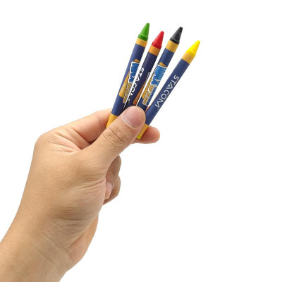 Hộp 12 Bút Sáp Màu Wax Crayon - Stacom CR212W