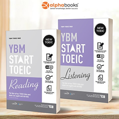 Combo YBM TOEIC Start Reading + YBM TOEIC Start Listening