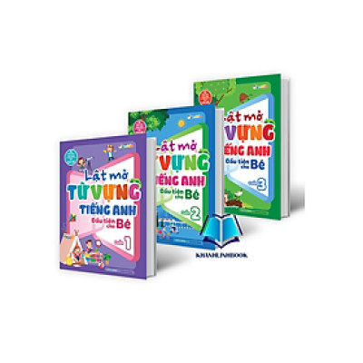 Sách - Combo 3 cuốn lật mở từ vựng tiếng anh đầu tiên cho bé (MG)