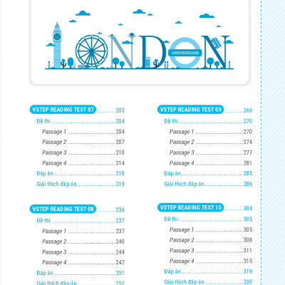 Sách 10 bộ đề thi Đọc hiểu Vstep B1-B2-C1 (tiếng Anh bậc 3,4,5)|Ôn thi TOEFL iBT reading, Vstep reading