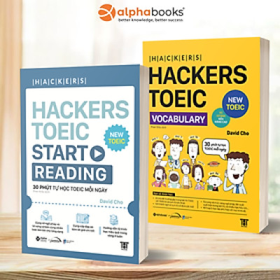 Combo Đọc Hiểu TOEIC: Hackers TOEIC Start Reading + Hackers TOEIC Vocabulary 
