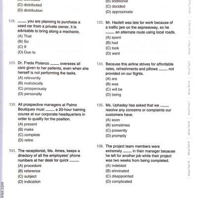 Essential Test For TOEIC RC 1000 Vol 2 (Không CD)