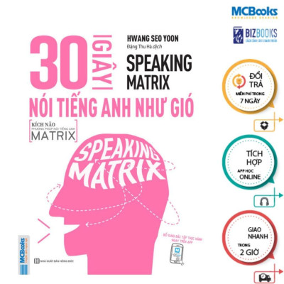 Sách - Speaking Matrix - 30 Giây Nói Tiếng Anh Như Gió + 1 Phút Nói Tiếng Anh Như Gió + 3 Phút Nói Tiếng Anh Như Gió - Combo 3 Cuốn - MCBooks