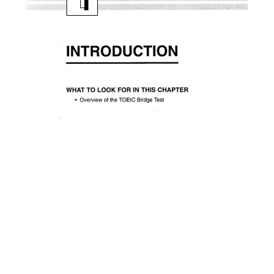 Toeic Bridge Test - 2019