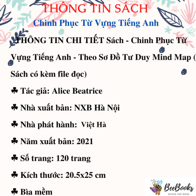 Sách Bé chinh phục từ vựng Tiếng anh (có File âm thanh) - Theo sơ đồ tư duy Mind Map - Phiên bản mới 2021