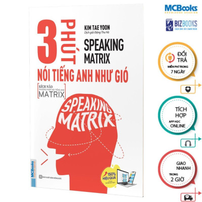 Sách - Speaking Matrix - 30 Giây Nói Tiếng Anh Như Gió + 1 Phút Nói Tiếng Anh Như Gió + 3 Phút Nói Tiếng Anh Như Gió - Combo 3 Cuốn - MCBooks