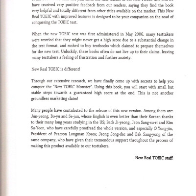 Longman New Real TOEIC (Kèm CD) - Actual Test For Listening Comprehension