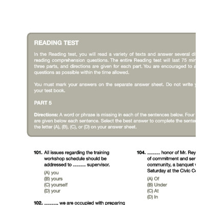 Comprehensive Toeic Training 1000 Practice Test Items (Vol 2) - Kèm CD