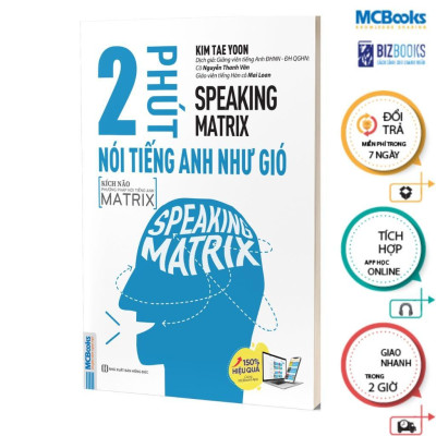 Sách - Speaking Matrix - Nói Tiếng Anh Như Gió - Combo 4 Cuốn - MCBooks
