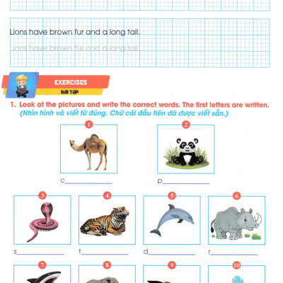 Sách - Em Luyện Viết Tiếng Anh Và Nhớ Từ Vựng Smart Star 4