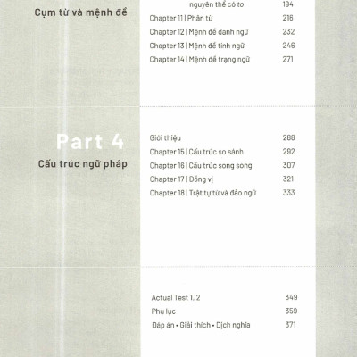 Làm Quen Với TOEFL ITP Grammar