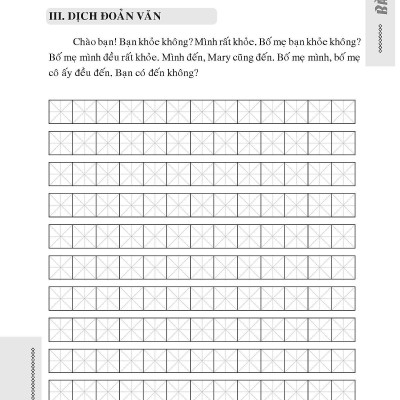Bài Tập Luyện Dịch Việt Hoa (Tái Bản 2020)
