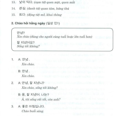 Đàm Thoại Tiếng Hàn Trong Tình Huống Thực Tế