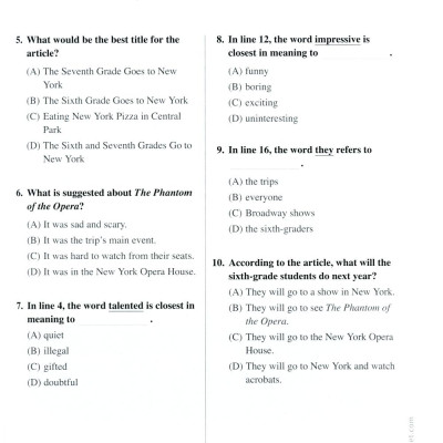 Master Toefl Junior Intermediate: Reading Comprehension (Kèm Cd) - 2019