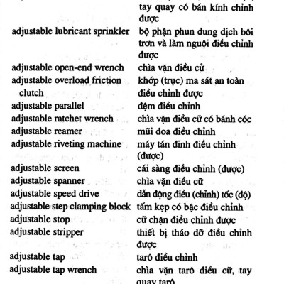Từ Điển Cơ Khí Và Công Trình Anh -Việt 40.000 Từ