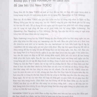 Rainbow TOEIC - Part 5,6