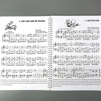 Piano cho thiếu nhi - tuyển tập 220 tiểu phẩm nổi tiếng Phần 2 (CD đàn mẫu)