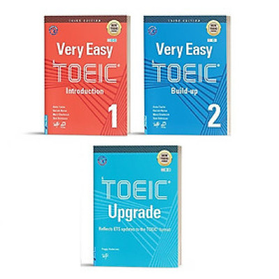 Sách Combo Luyện TOEIC.Trình độ Sơ - Trung cấp (Very Easy TOEIC 1 + Very Easy TOEIC 2 + TOEIC Upgrade) 